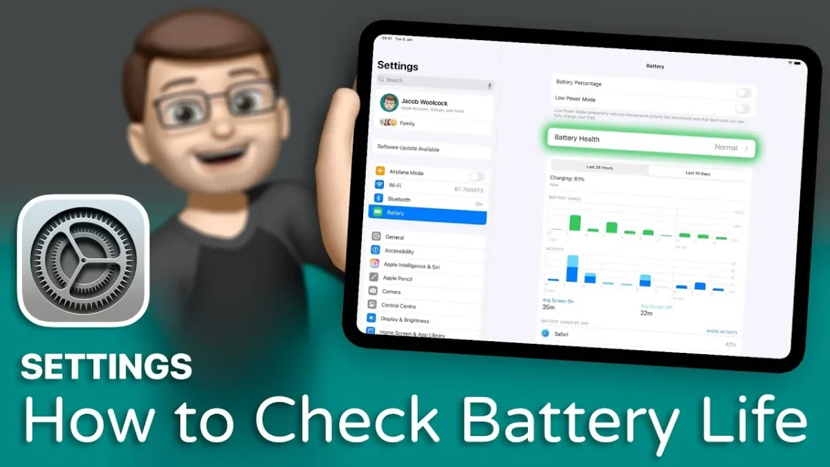 Check iPad Battery Life